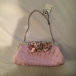 Satin Light Pink Mini Purse